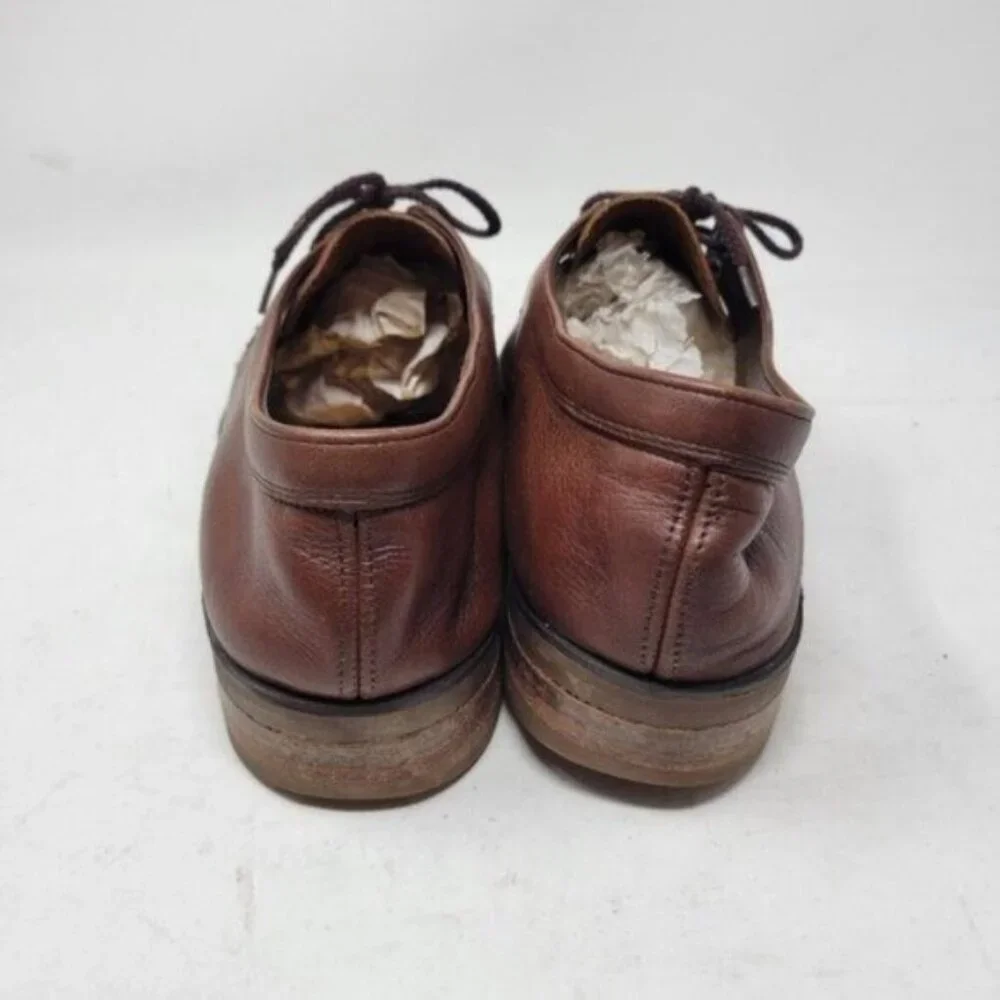 Stuart McGuire | Leather Lace Up Derby Shoes Loafer Business Casual Brown